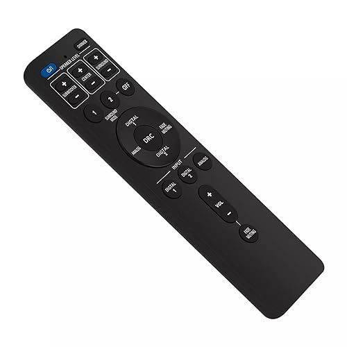 RM-STHBA1A Replacement Remote Control Compatible with JVC Sound Bar Home Theater System TH-BA1 THBA1