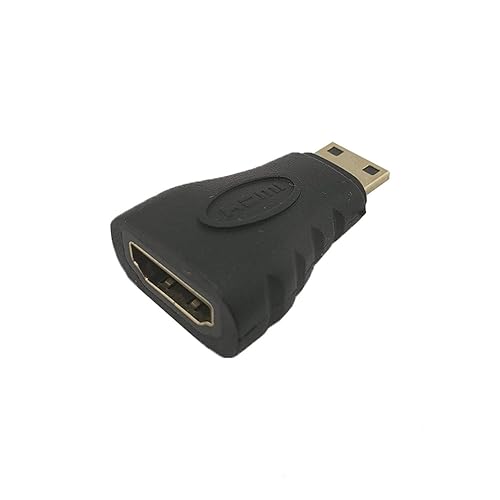 SatelliteSale Digital HDMI Female to Mini HDMI Male Adapter PVC Black