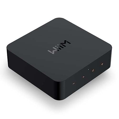 WiiM Pro AirPlay 2 Receiver, Google Cast Audio, WiFi Multiroom Streamer, Compatible with Alexa, Siri and Google Assistant, Stream Hi-Res Audio from