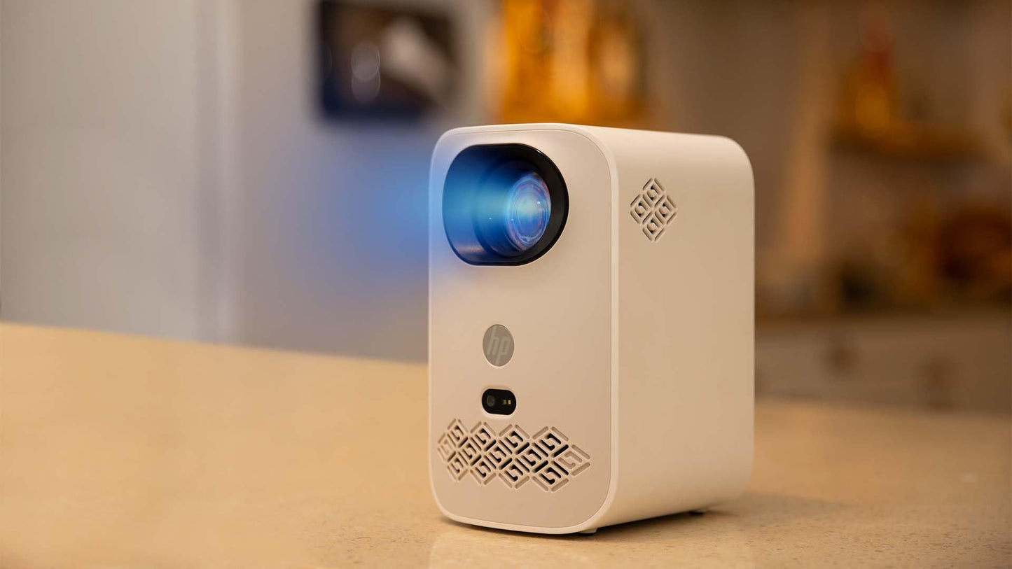 HP projector CC360, FHD Smart Projector, projector with wifi and bluetooth, Wireless Projection, Auto Focus, 4K support, Netflix, Disney+