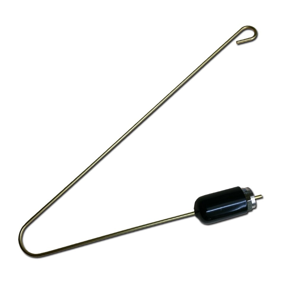 Antenna with Coaxial Connection F Connector for use with Gate receiver 8" long and a protective rubber, Silver, 8 Inch