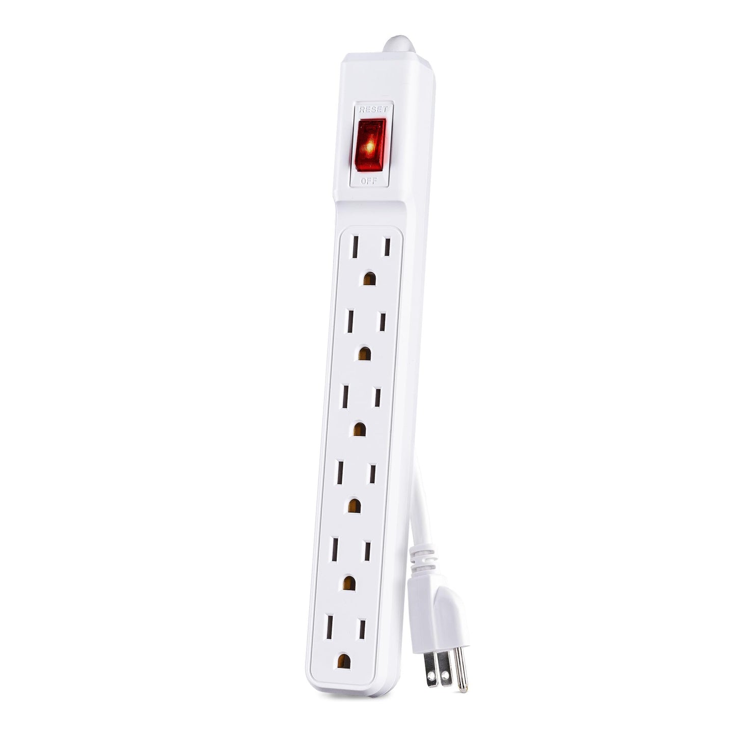 CyberPower GS60304 Power Strip, 6 Outlets, 3 Foot Power Cord White