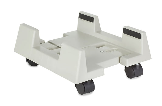 Mount-It! CPU Stand with Wheels, Adjustable Width Computer Cart, Universal Design Fits Desktop PC Tower ATX, Locking Wheels, 6-10.2" Wide 60 Lbs