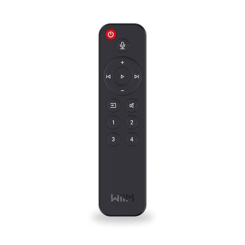 WiiM Voice Remote for WiiM Mini and Pro Audio Streamer, Push-to-Talk, 4 Music Preset Buttons