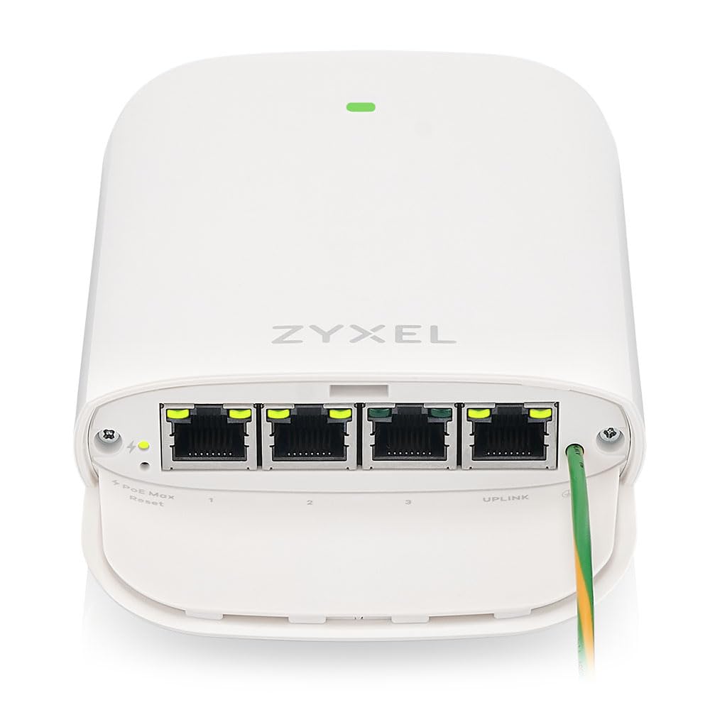 Zyxel 4-Port Gigabit PoE Extender | IEEE802.3af/at/bt Standard | 1-Port 60W in 3-Port 30W Out | Indoor & Outdoor | Nebula Cloud [PoE12-3PD]