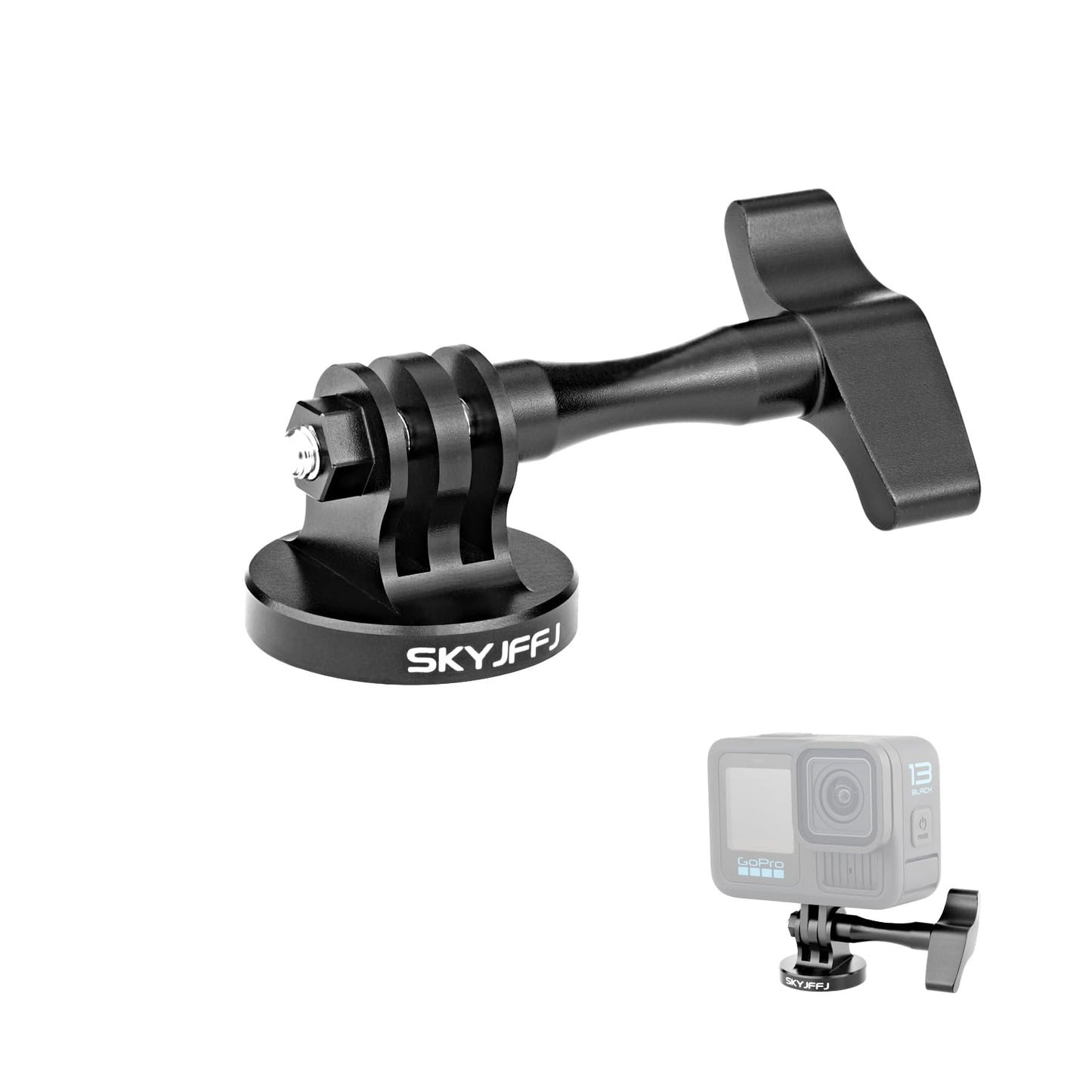 SKYJFFJ Aluminum-Tripod Adapter-Bolt-Adapter Compatible Action Camera Gopro Hero 13 12 11 10 9 8 DJI Osmo Insta360 AKASO and Other Action Camera