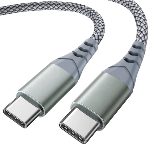 QCEs USB C to USB C Cable for iPhone 16 15 Fast Charging, 60W USB Type C Charger Cord 5Ft Compatible with Apple iPhone 16 15 Pro Plus Max, Galaxy S25