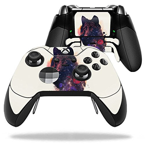 MightySkins Skin Compatible with Microsoft Xbox One Elite Controller - Universal Wolf | Protective, Durable, and Unique Vinyl wrap Cover | Easy