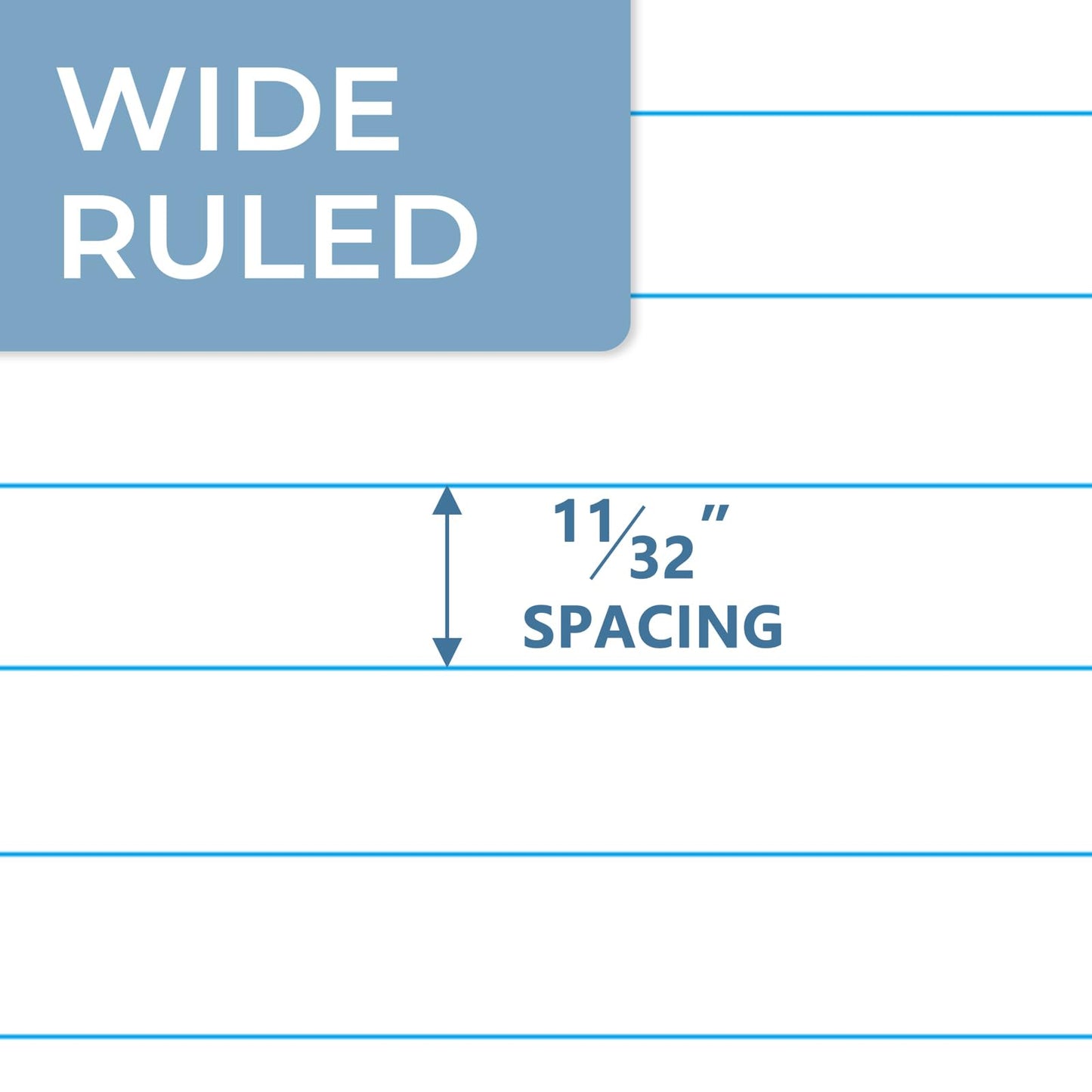 SUNEE Composition Notebooks - Wide Ruled Paper, 4 Pack Composition Book, 9 3/4" x 7 1/2", 80 Sheets/160 Pages, Assorted Colors, School & Office