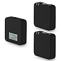 Silicone Protect Case for RODE Wireless GO I II Microphone, Mic Silicone Case Cover for RODE Wireless GO 1 & 2 Accessories Microphone System (Black)