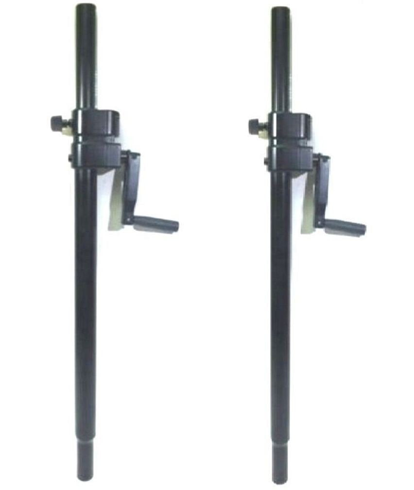 One (1) Pair LASE 101 Speaker Sub Pole Mount Crank System with folding hand crank.