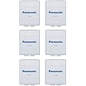 Panasonic BQ-CASE6SA Battery Storage Cases with 4AA or 5AAA Battery Capacity, 6 Pack