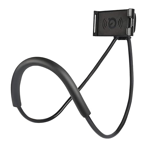 Lazy Cell Phone Holder, Universal Cell Phone Holder for Smart Mobile Phone,Hanging on Neck Cell Phone Mount Holder ,Hands-Free Mobile Phone Holder on