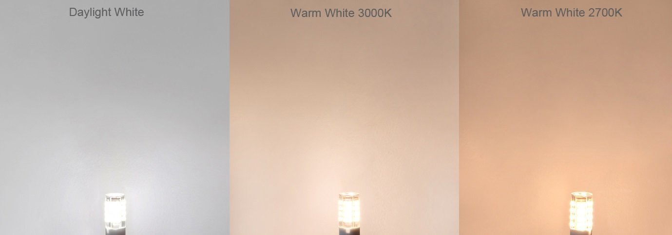 CBconcept UL Listed, G9 LED Light Bulb, 5 Pack, Epistar COB 2.3 Watt, 270 Lumen, Not Dimmable, Warm White 3000K, 360 degree Beam Angle, 120 Volt, 35W