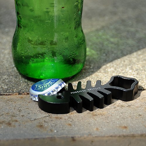 Fotodiox Pro GoTough Sharkbite - Black Aluminum Metal GoTough Wrench for Tightening GoPro Mounting Knobs, Screws and Bolts; Shark Styled Wrench