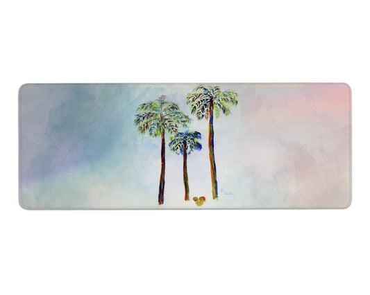 Betsy Drake GP1106 31.5 x 11.8 in. Three Palms Gaming Mousepad & Bar Mat