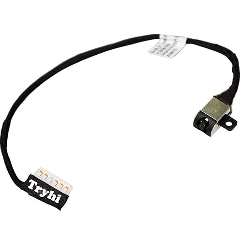 Laptop AC DC Power Jack Plug in Charging Port Socket Connector with Cable Harness for Dell Inspiron 17 5770 5775 DC301011B00 2K7X2 17 i5770 i5775