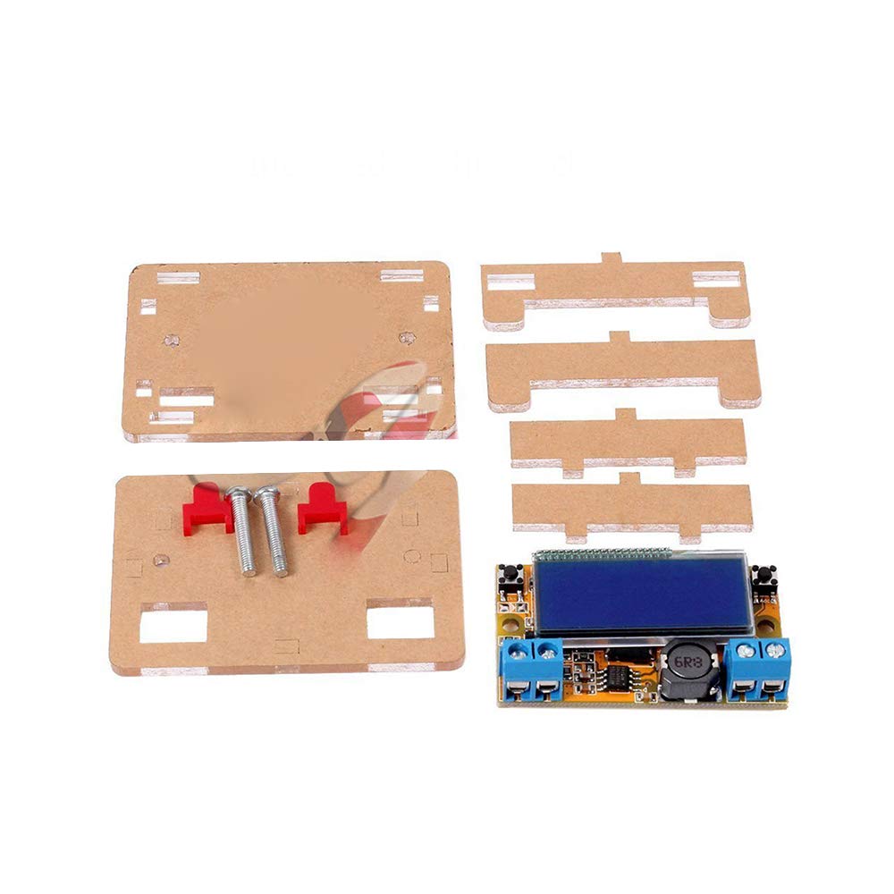 DEVMO DC-DC Adjustable Step Down Power Supply DC-DC Buck Converter Module/Voltage Regulator Current LCD Display Shell