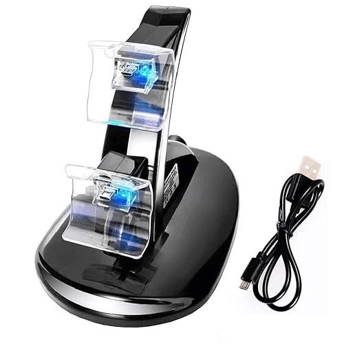 OSTENT LED Light Dual Charging Dock Station Charger for Xbox One Controller