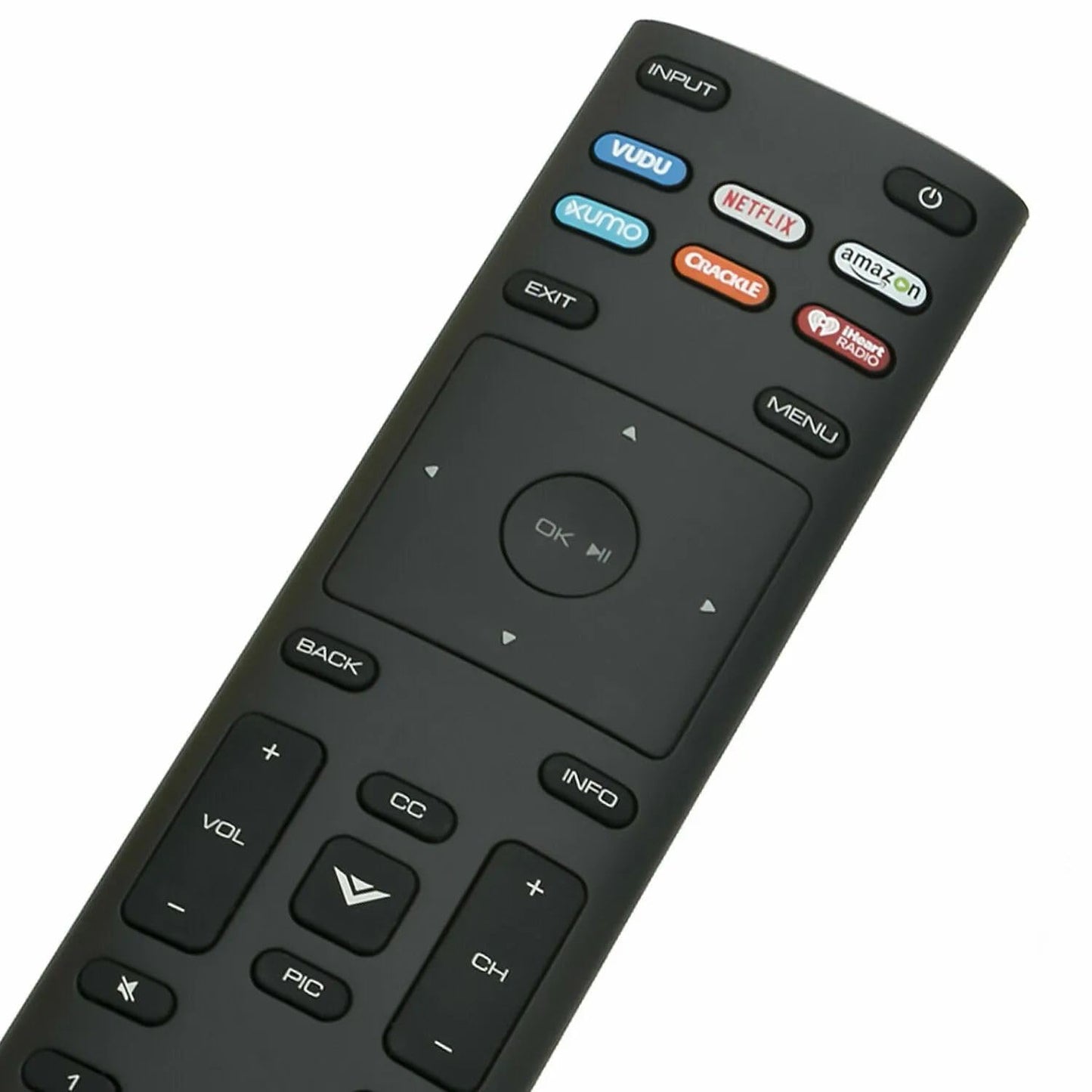 Remote Control XRT136 for Vizio Smart TV V555-G1 V556-G1 V605-G3 V655-G9 V656-G4 V705-G3 V755-G4