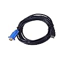 Hemobllo to vga Cord Male to vga Male Wire 15pin Video Converter Adapter Cable Cord 1080p