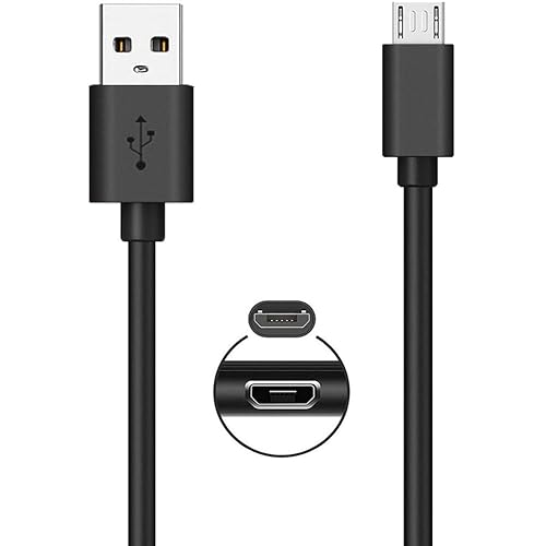 6FT Micro USB Cable,Fast Charger Compatible with Fire HD Tablet,X-Box One,Dual-Shock 4,PS4 Controller Charging Cord for Samsung Fire Stick,Android