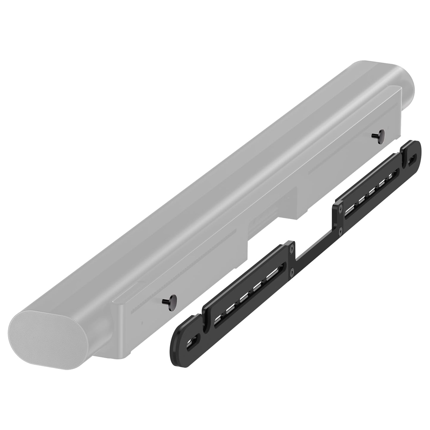 WALI Soundbar Mount for Sonos Arc and Sonos Arc Ultra - Sound bar Wall Mount Bracket, Hidden Design, Mount on Wall Under TV Installation, Black