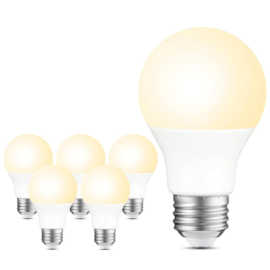 Sigalux A19 LED Light Bulbs Dimmable,60W Equivalent 750 Lumens, 2700K Soft White, E26 Base, 15,000-Hour Lifespan, 8W Energy Saving LED Bulbs, Ideal