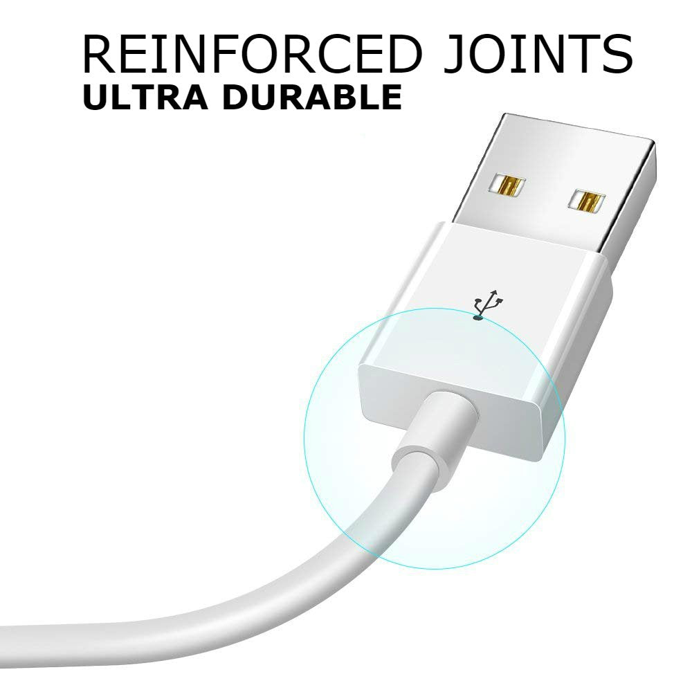 Shuffle USB Charger - Shuffle Charging [2-Pack] Charge SYNC Date Cable, Work with Shuffle 3rd, 4th, 5th, 6th Generation (White)