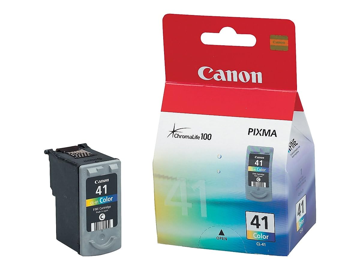 Canon CL41 Ink Cartridge, Tri-Color, in Retail Packaging