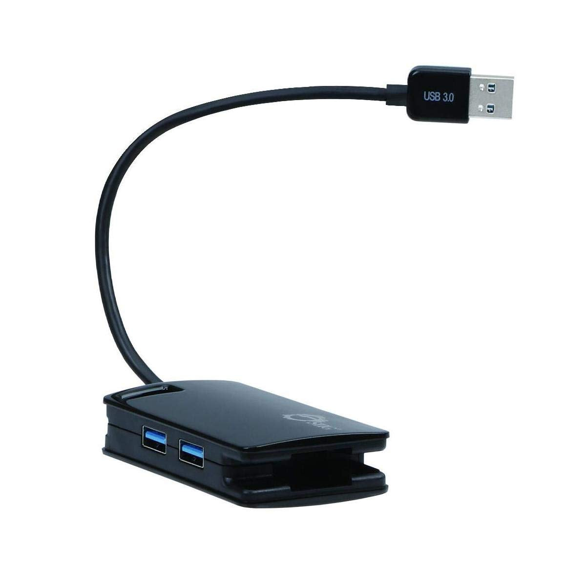 SIIG JU-H30812-S1 Super Speed USB 3.0 4,Port Hub, 4 Ports, Black