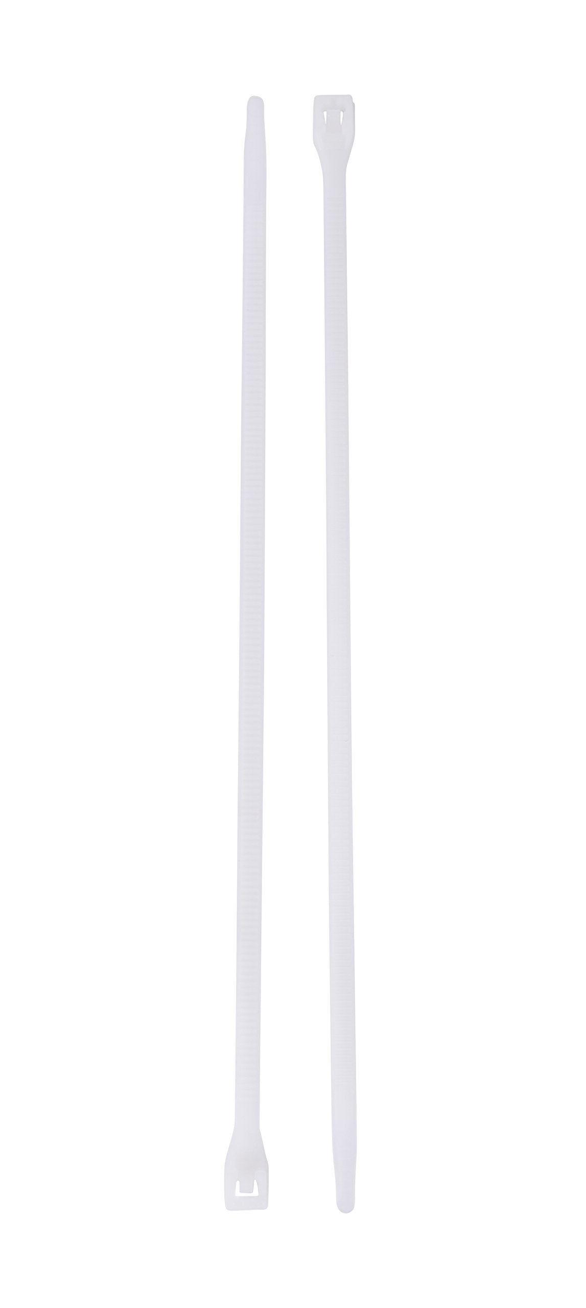 Calterm 73284 DoubleLock Cable Tie, 14 Inch. lbs. Tensile Strength, Wire / Cord Management Industrial and Household Use, Nylon Zip Tie, 100 Pk.