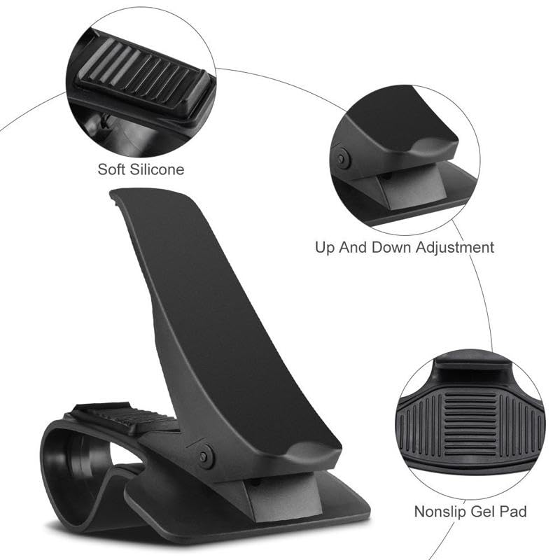 Fonus Car Mount Dash Non-Slip Compatible with iPhone 16/Pro/Max/Plus, Holder Cradle Stand Dock Dashboard