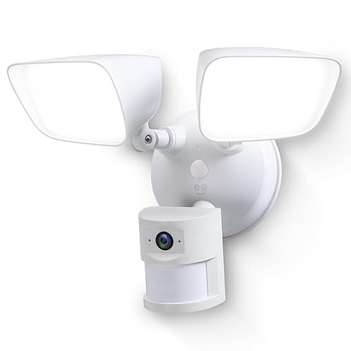 Geeni Lighthawk Smart Floodlight Camera - 3MP Ultra-HD Video, 1800 Lumens, Motion-Activated Security Light, Two-Way Audio, & Built-in Siren