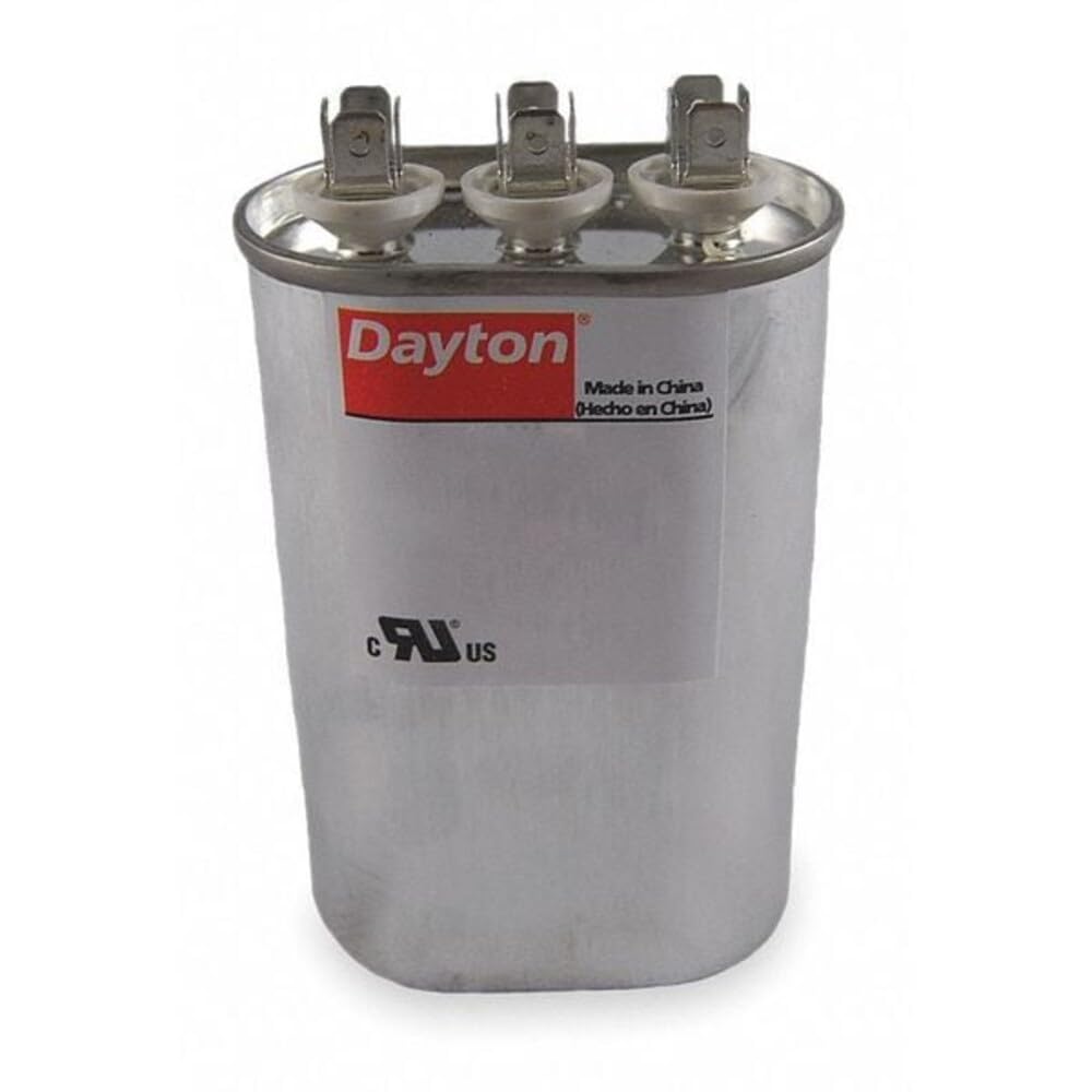 Motor Dual Run Cap,40/10 MFD,370V,Oval