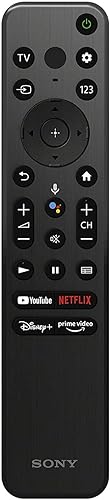 Replacement TV Remote Control Controller for Sony KD55X85K 55inch, KD65X85K 65inch 4K Ultra HD TV X85K Series: LED Smart TV