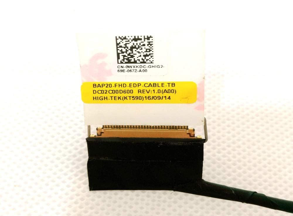 SOUTHERNINTL Replacement for Dell Alienware 17 R4 R5 FHD LCD Cable WXKDC 0WXKDC DC02C00D600