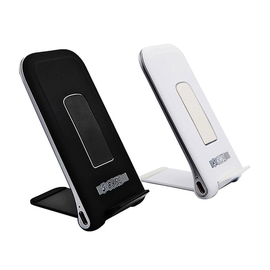 5 Core Fast Wireless Charging Stand 10W 2PCS w Adaptive Sleep Friendly Light Compatible with Smartphones - CDKW03