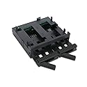 ICY DOCK 2 Bay 2.5 SAS/SATA HDD/SSD Mobile Rack Enclosure + Ultra Slim/Slim CD DVD-ROM Optical Drive Slot for 5.25 Bay | ExpressCage MB732SPO-B