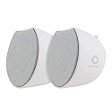 OC Acoustic Newport Plug-in Bluetooth Speakers - Pair (Light Gray/White)