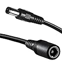Dc Power Extension Cable,5.5mm x 2.1mm 12v Extension Cord 13FT Security Camera Cable DC Male to Female Extender Wire for CCTV IP Indoor Camera Dvr