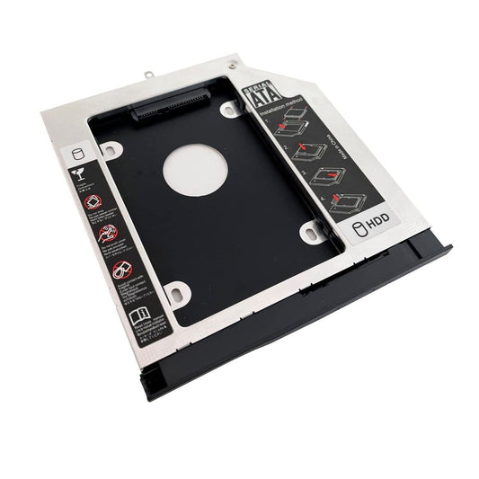 2nd HDD SSD Hard Drive Optical Frame Caddy Tray for Lenovo B40-30 B40-35 B40-40 B40-45 B40-50 B40-70 B40-80 with Bezel Front Panel Faceplate Metal