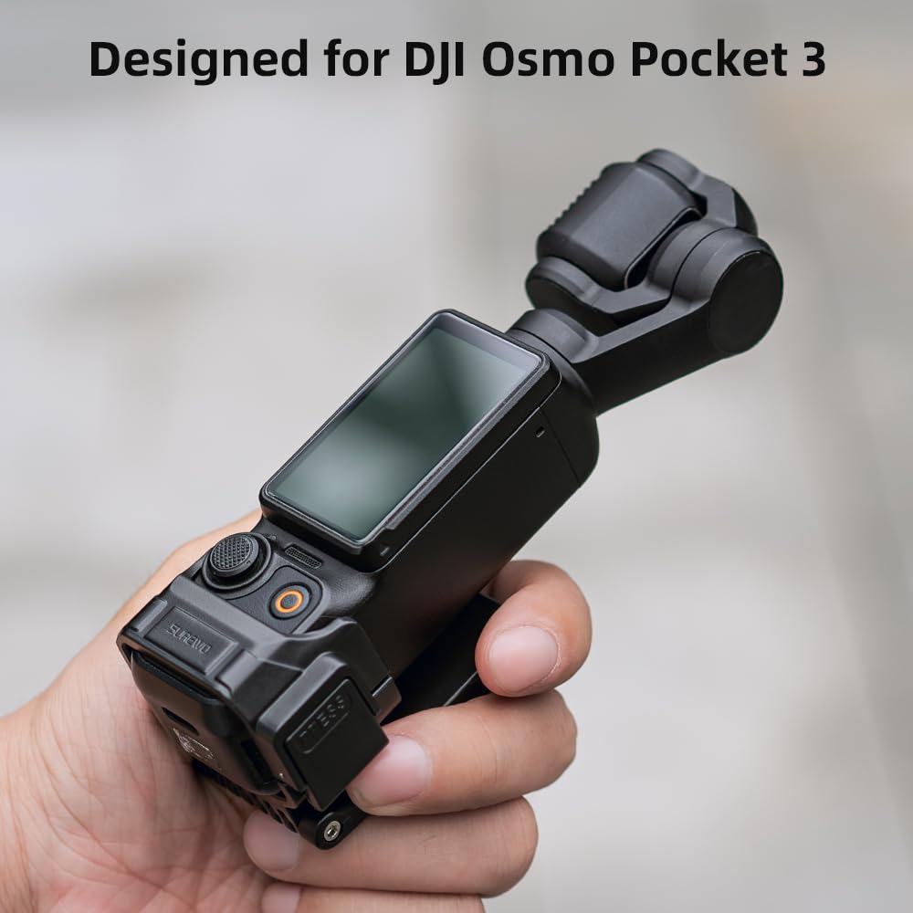 SUREWO Magnetic Mount Stand for DJI Osmo Pocket 3,Upgraded Pocket 3 Magnetic Camera Stand Expansion Adapter Mount Bracket Compatible with DJI Osmo