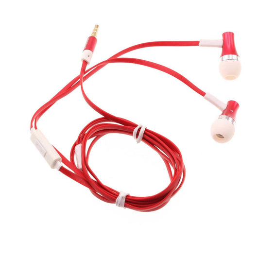 Wired Earphones Hi-Fi Sound Headphones Handsfree Mic Headset Metal Earbuds Compatible with Coolpad Legacy - Legacy Brisa - Legacy S - REVVL Plus