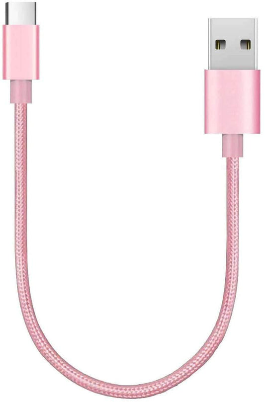 Type C Cable Short ?10inch? USB C Cable Fast Charging Cord for Samsung Galaxy S10/E S9 S8 S20 Plus, Note 10 9 8, Z Flip,Kimzee Compatible USB c Cable