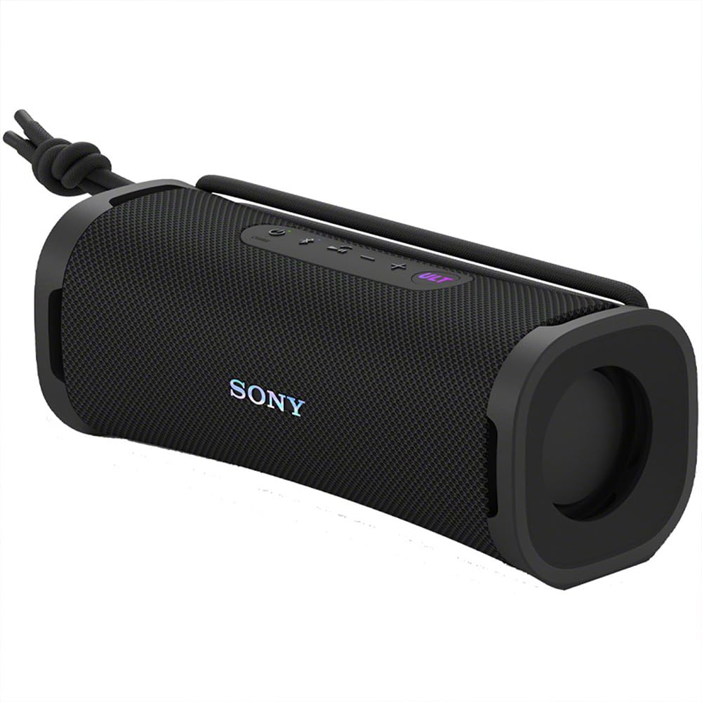 Sony SRSULT10/B ULT Field 1 Wireless Ultra Portable Bluetooth Compact Speaker, Black Bundle with 2 YR CPS Protection Pack, Mizco Travelocity in-Ear