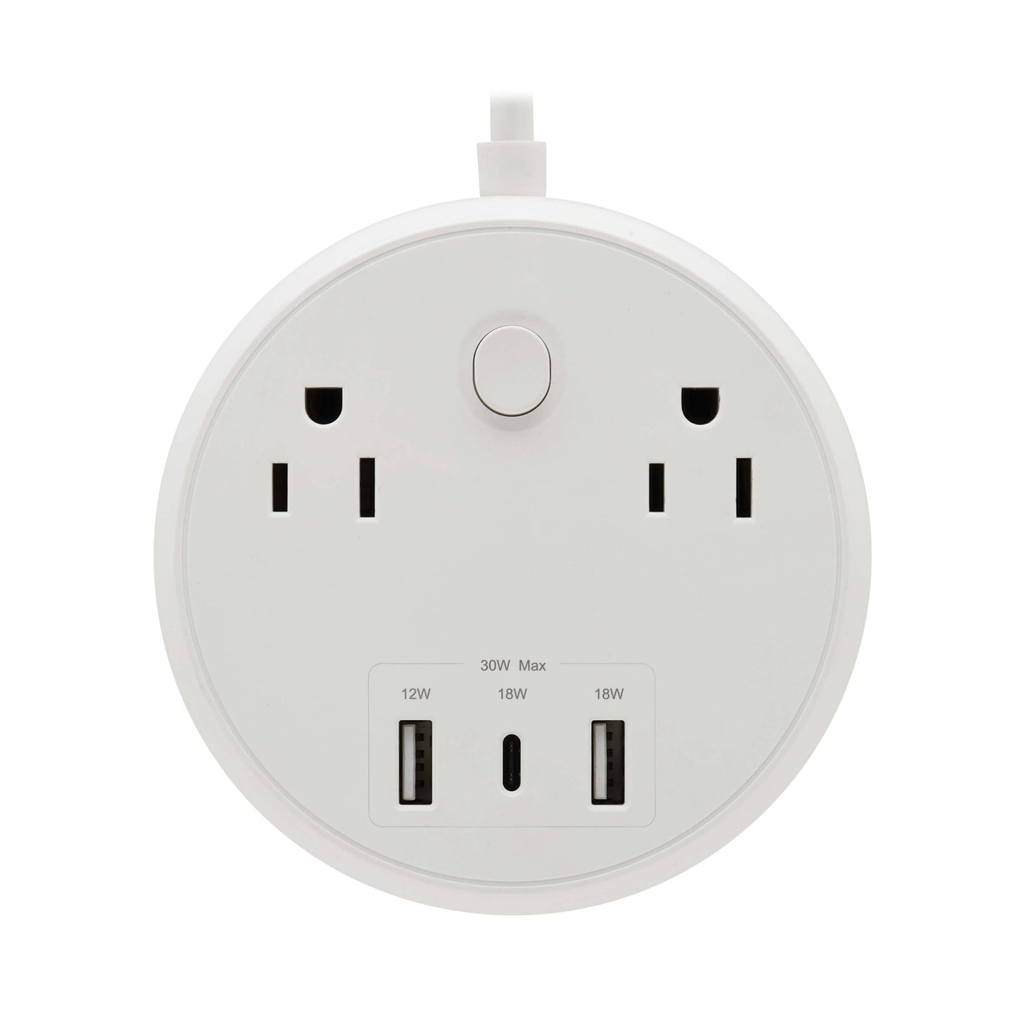 Tripp Lite Safe-IT 30W Surge Protector, 2 Outlets & 2 USB + 1 USB-C Port for Fast Charging, 300 Joules, 6 Foot 5-15P Cord, Manufacturer's Warranty