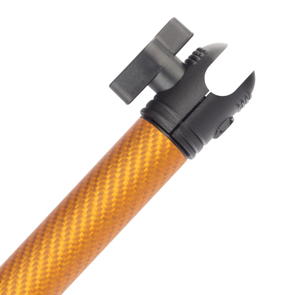 Bulletpoint Mounting Solutions Dash Mount 5.9" Arm Compatible with iPhone and Android Smartphones - Fits 20mm Attachment Ball (Matte Orange Carbon