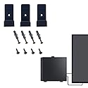 Onyehn Wall Mount Holder(Carbon Fiber) on Wall for PS4 Slim Console with Screws Mount Behind TV