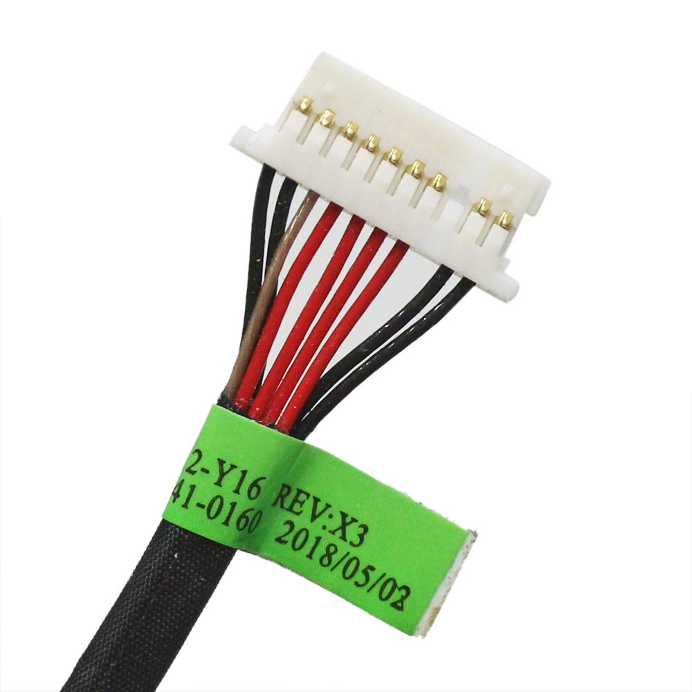 Zahara DC Power Jack Cable Replacement for HP Spectre X360 Convertible 15-DF 15T-DF 15-DF0013DX 15-DF0033DX 15-DF1033DX L31412-S16 L31412-Y16